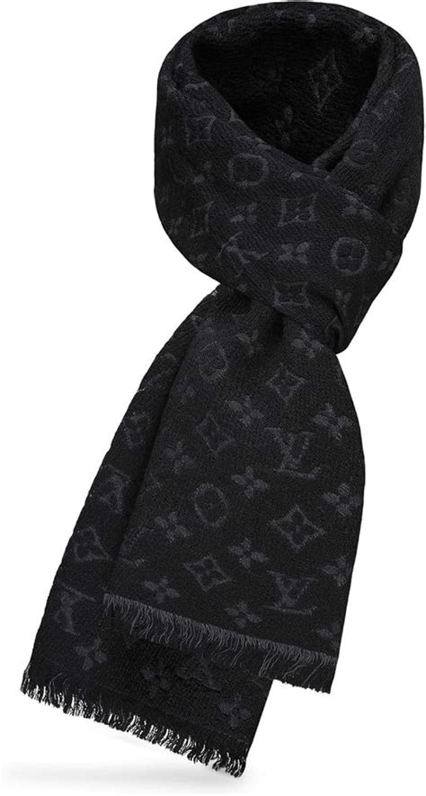 louis vuitton scarf black men|louis vuitton black scarf price.